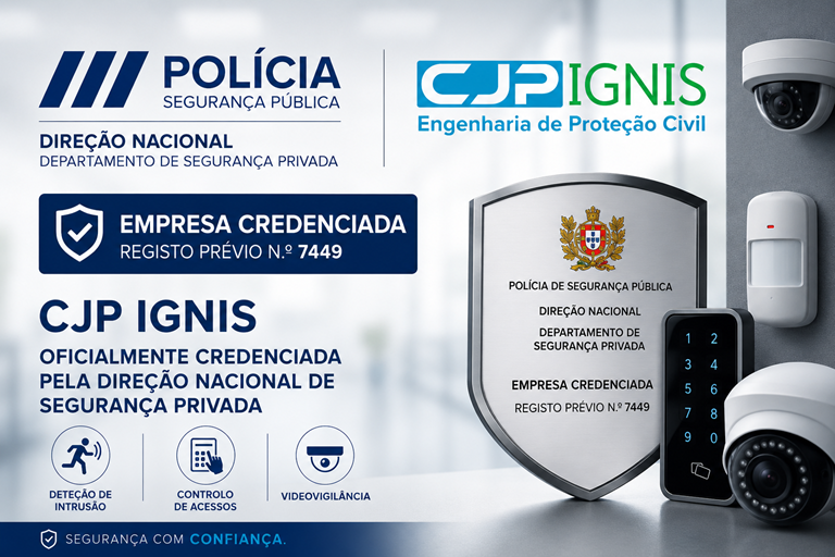 CJP IGNIS Obtém Credenciação da Direção Nacional de Segurança Privada